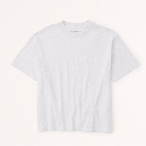 Abercrombie‎ & Fitch Essential Easy Tee Light Heather Grey XS